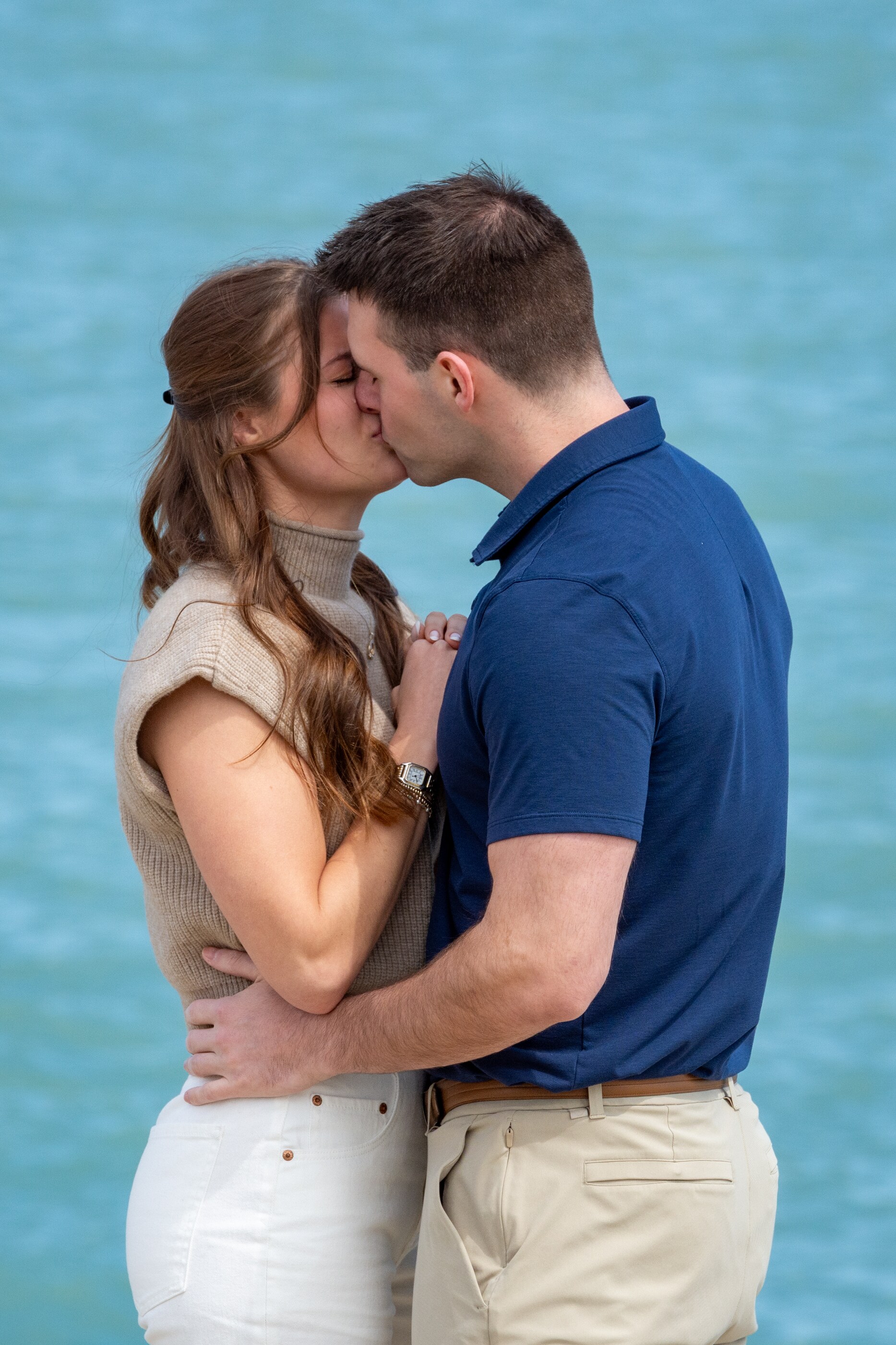 Tom and Anna by the water