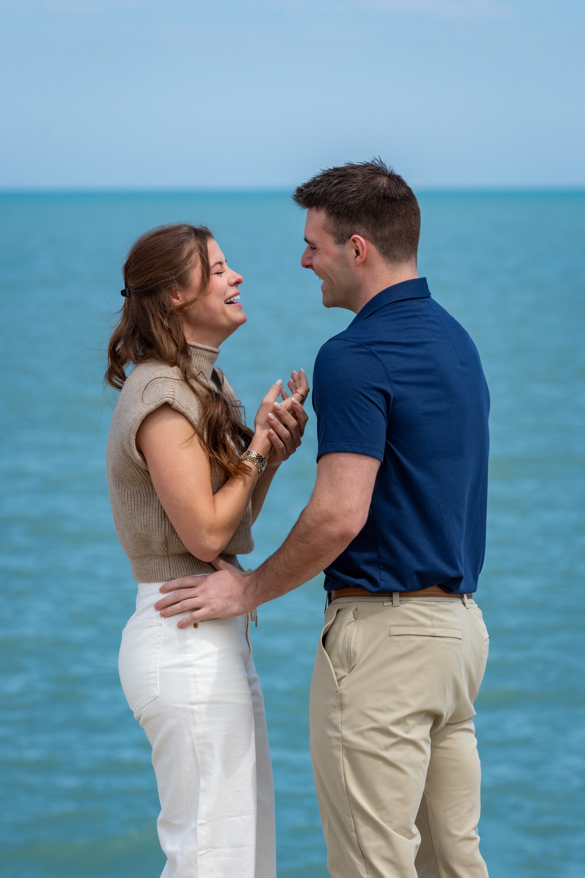 Tom and Anna by the lake