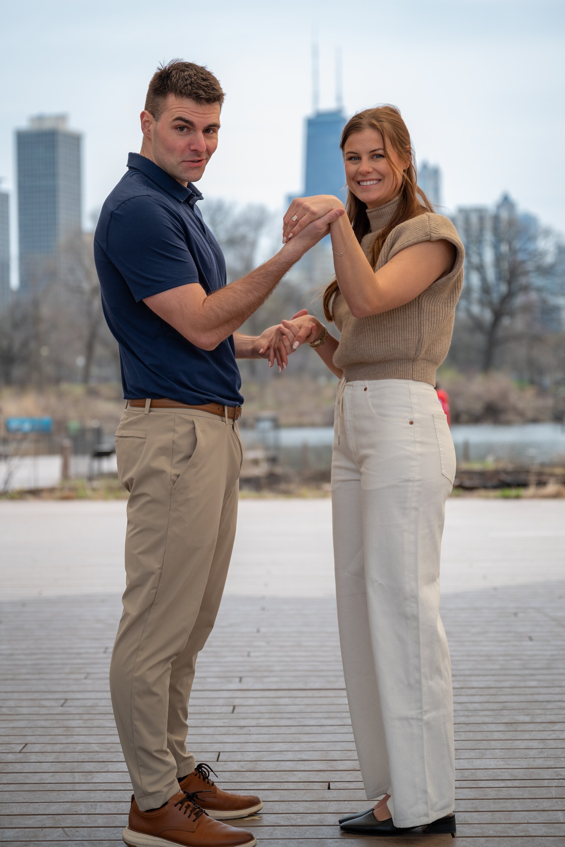Tom and Anna on the Nature Boardwalk
