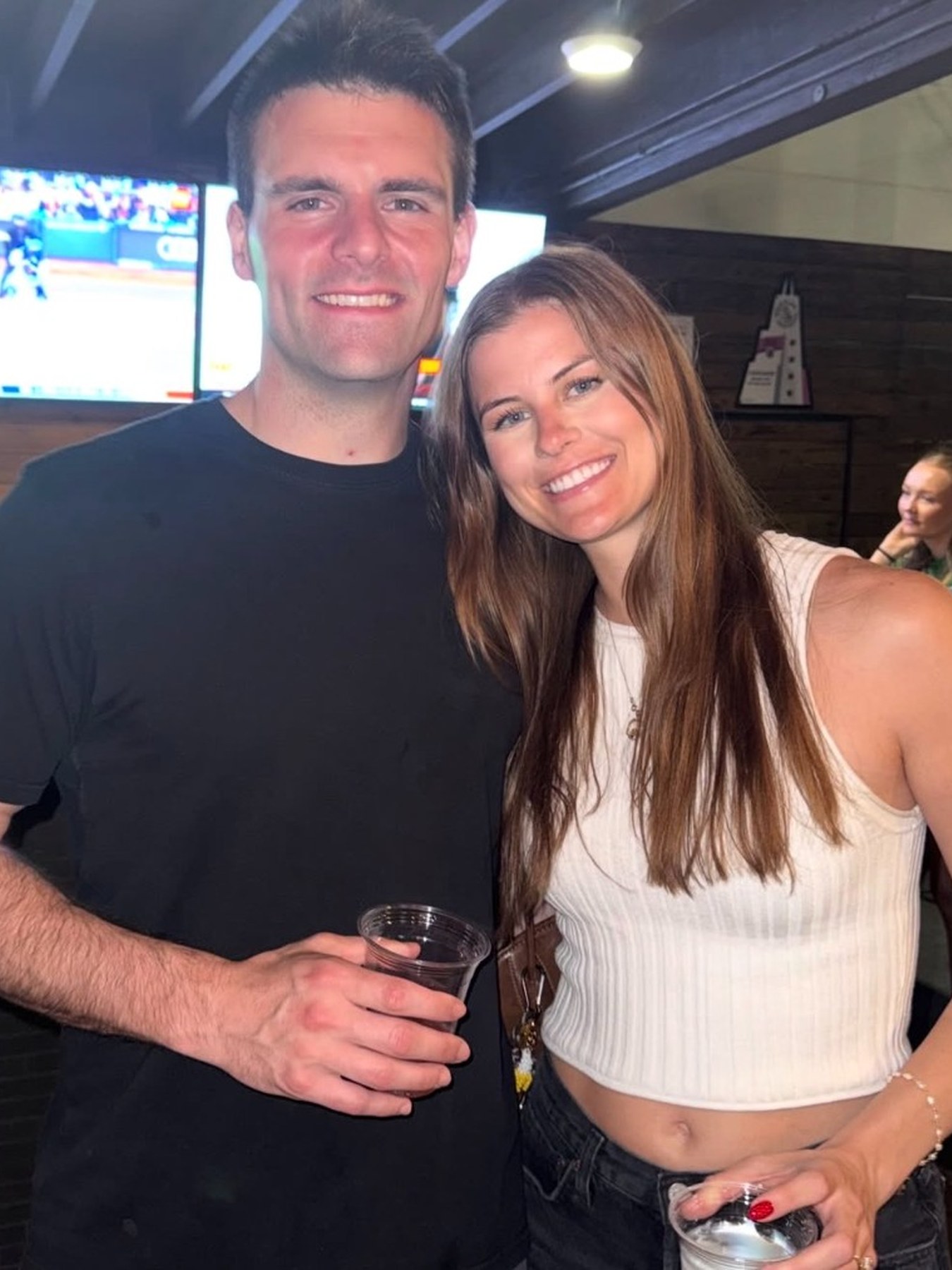 Tom and Anna at a Young Irish Fellowship Club event
